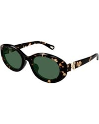 Chloé - Ch0323Sk 002 Sunglasses Acetate Round - Lyst