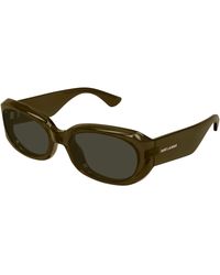 Saint Laurent - Sl 868 005 Sunglasses Bio-Injected Squared - Lyst