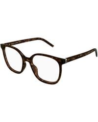 Saint Laurent - Sl M155 002 Optical Frames Acetate Transparent Cat Eye - Lyst