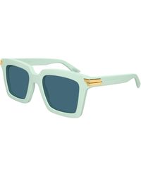 Bottega Veneta - Bv1005S 011 Sunglasses Acetate Squared - Lyst