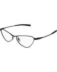 Saint Laurent - Sl 830 Opt 001 Optical Frames Metal Transparent Cat Eye - Lyst