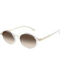 Giorgio Armani - Ar8263U 64820A Sunglasses Injected Round Normal Nuanced - Lyst