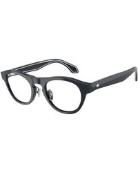Giorgio Armani - Ar8225 50011W Sunglasses Acetate Transparent Round Normal - Lyst