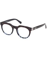 Guess - Gu50241 098 Optical Frames Acetate Round Normal - Lyst