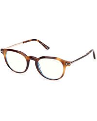 Tom Ford - Ft6125-B 053 Optical Frames Acetate Round Normal - Lyst
