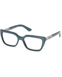 Guess - Gm50064 87 Optical Frames Acetate Squared Normal - Lyst