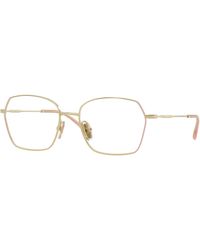 Vogue Eyewear - Vo4366T 5193 Optical Frames Titanium Transparent Geometric Normal - Lyst