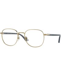 Persol - Po1007V 515 Optical Frames Metal Transparent Pillow Normal - Lyst