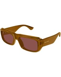 Saint Laurent - Sl 869 004 Sunglasses Bio-Injected Squared - Lyst