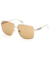 MAX&Co. - Mo0170 32J Sunglasses Metal Squared Normal - Lyst