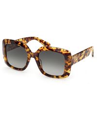 MAX&Co. - Mo0153 53P Sunglasses Acetate Squared Normal - Lyst