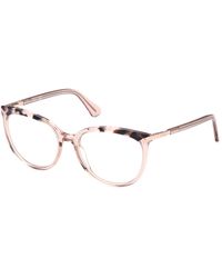 Guess - Gu2881 057 Optical Frames Acetate Round Normal - Lyst