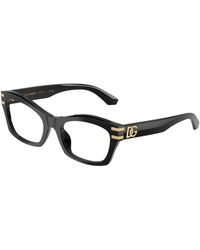 Dolce & Gabbana - Dg3420 501 Optical Frames Acetate Transparent Butterfly Normal - Lyst
