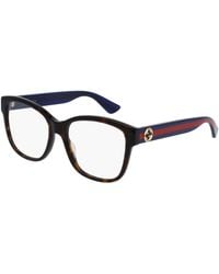 Gucci - Gg0038On 003 Optical Frames Acetate Squared - Lyst