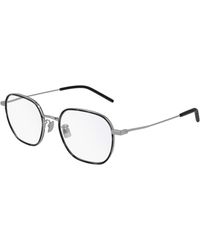Saint Laurent - Sl 397/F 002 Optical Frames Metal Squared - Lyst