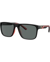 FERRARI SCUDERIA - Fz6002U 504/81 Sunglasses Injected Squared Polarized - Lyst