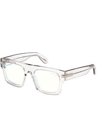 Tom Ford - Ft5634-B 20 Optical Frames Acetate Geometric Normal - Lyst