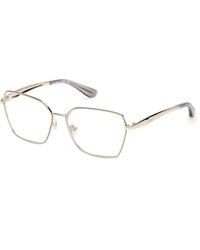 Guess - Gu50384 28 Optical Frames Metal Squared Normal - Lyst