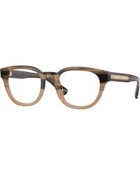 Burberry - Be2454 4207 Optical Frames Acetate Transparent Round Normal - Lyst
