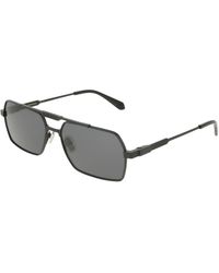 Ferragamo - Sf332S 002 Sunglasses Titanium Squared Normal - Lyst