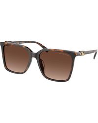 Michael Kors - Mk2197U Canberra 3006T5 Sunglasses Acetate Squared Polarized Shaded - Lyst