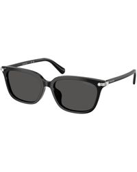 Swarovski - Sk6064D 103887 Sunglasses Acetate Pillow Normal - Lyst