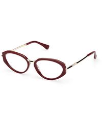 Max Mara - Mm5185 069 Optical Frames Acetate Cat Eye Normal - Lyst