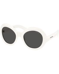 Prada - Pr D08Su 17K08Z Sunglasses Acetate Round Normal - Lyst