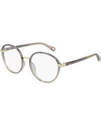 Chloé - Ch0033O 002 Optical Frames Injected Transparent Round - Lyst