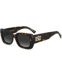 DSquared² - D2 0061/S 086/9O Sunglasses Acetate Geometric Shaded - Lyst
