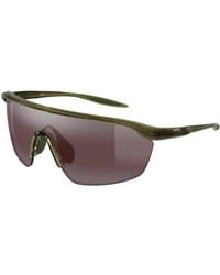 Maui Jim - Mj0375Sa 005 Occhiali Da Sole Bio-Iniettato Rosa Avvolgente Polarizzata - Lyst