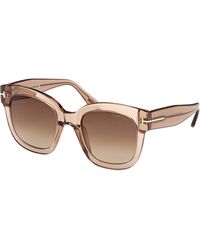 Tom Ford - Ft0613 Beatrix-02 45K Sunglasses Acetate Geometric Normal - Lyst