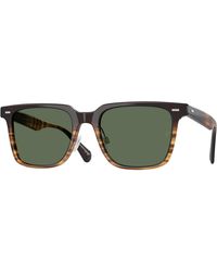 Oliver Peoples - Ov5592S Mr. Federer Ii 13929A Sunglasses Acetate G15 Squared Polarized - Lyst