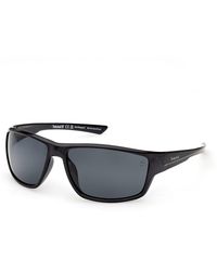 Timberland - Tb00003 01D Sunglasses Injected Smoke Squared Polarized - Lyst