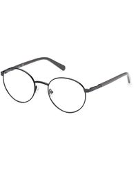 Guess - Gu50043 001 Optical Frames Metal Round Normal - Lyst