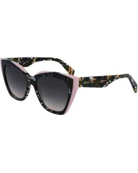 Liu Jo - Lj784S 008 Sunglasses Acetate Butterfly Normal Shaded - Lyst