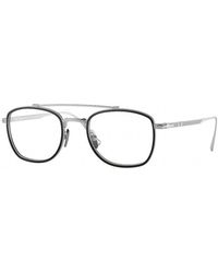 Persol - Po5005Vt 8006 Optical Frames Titanium Transparent Squared Normal - Lyst