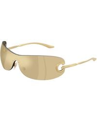 Dolce & Gabbana - Dg2308 12246E Sunglasses Metal Butterfly Mirrored - Lyst