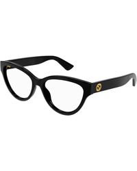 Gucci - Gg1581O 005 Optical Frames Injected Transparent Round - Lyst