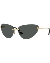Versace - Ve2281 100287 Sunglasses Metal Cat Eye Normal - Lyst