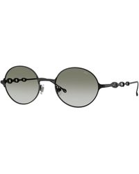 DIESEL - Dl1008 10138E Sunglasses Metal Round Normal Shaded - Lyst