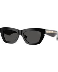 Burberry - Be4454 300187 Sunglasses Acetate Cat Eye Normal - Lyst