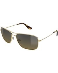 Maui Jim - Mj0246S 002 Occhiali Da Sole Titanio Bronzo Squadrata - Lyst