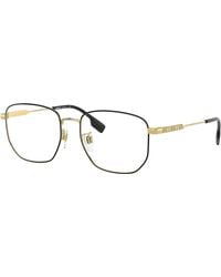 Burberry - Be1352D 1318 Optical Frames Steel Geometric Normal - Lyst