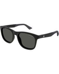 Montblanc - Mb0400S 002 Sunglasses Injected Squared - Lyst