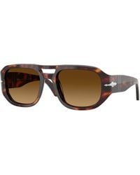 Persol - Po3373S Vincent 24/85 Sunglasses Acetate Pilot Normal Shaded - Lyst