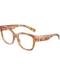 Dolce & Gabbana - Dg5115 3477 Optical Frames Injected Transparent Butterfly Normal - Lyst