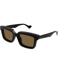 Gucci - Gg1543S 004 Sunglasses Injected Transparent Squared - Lyst