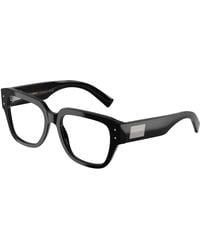 Dolce & Gabbana - Dg3405 501 Optical Frames Acetate Transparent Squared Normal - Lyst