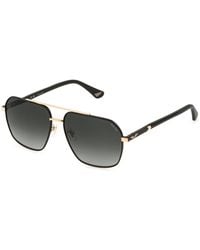 Police - Splq85 New Crossroads 4 302 Sunglasses Metal Smoke Geometric Normal Nuanced - Lyst
